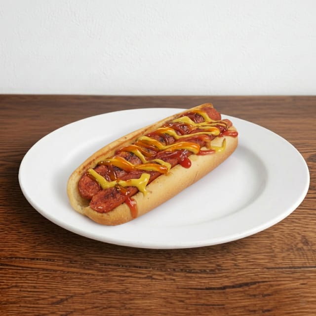 Kid's hot dog.